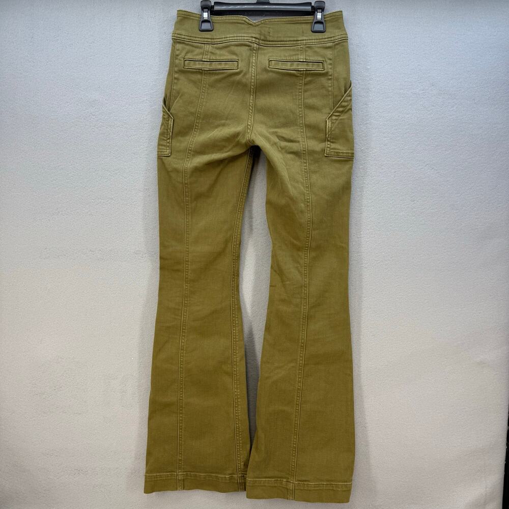 Pilcro and the Letterpress Jeans Women's 24 (0) Olive High-Rise Trouser Bootcut - Picture 2 of 14